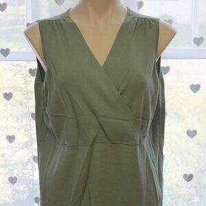 #350 Cato Sage Green Dressy Tank Size 18/20W